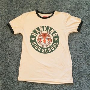 Hawkins High School Tee from Stranger Things show